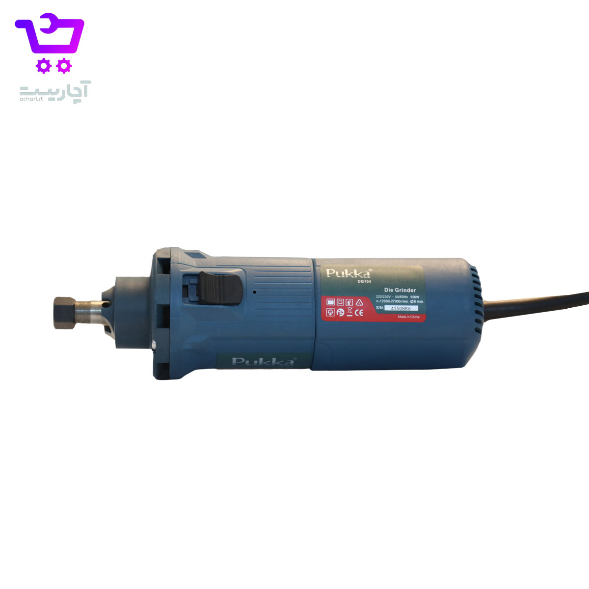 فرز انگشتی گلوکوتاه پوکا DG104 فرز انگشتی گلوکوتاه پوکا DG104